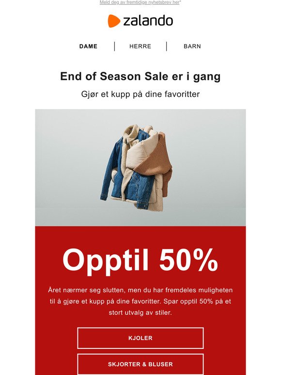 💥 End of Season Sale er i gang 💥