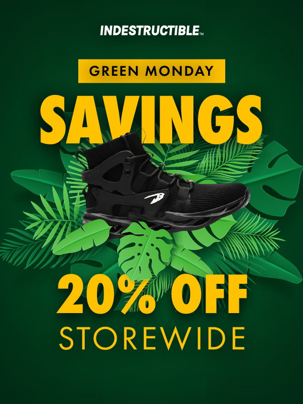 pakke berolige genstand Indestructible Shoes LLC: Go Green With 20% OFF ✓ | Milled