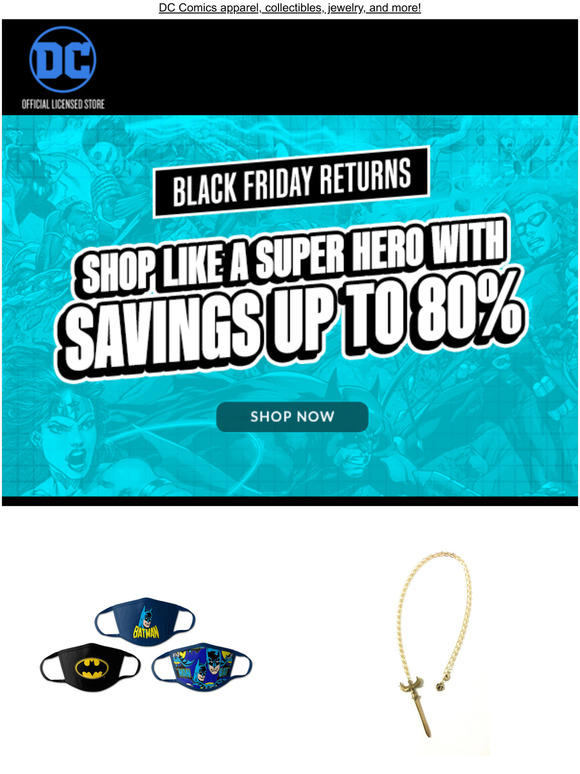 Last chance to save up to 80% in our final Black Friday Returns sale!