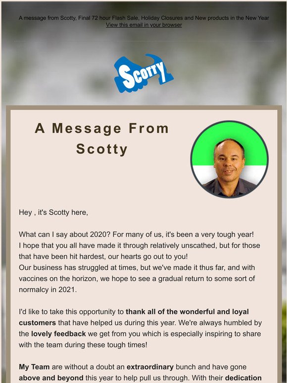 📷 A message from Scotty - Scotty Makes Stuff