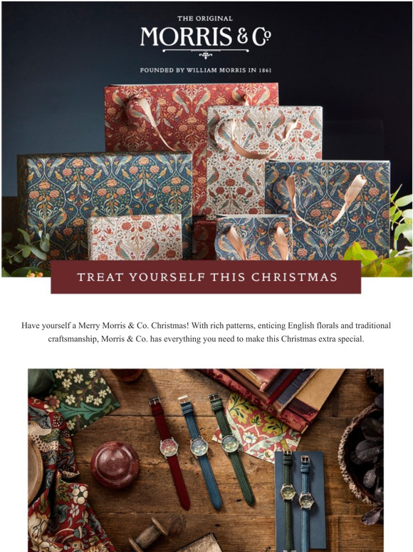 Treat yourself this Christmas with Morris & Co.