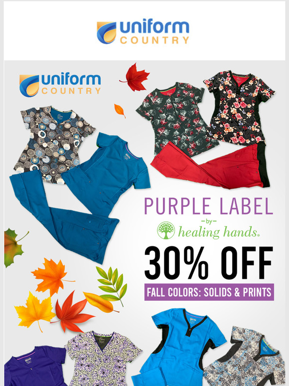 30% OFF - Healing Hands Purple Label Fall Colors: Solids & Prints