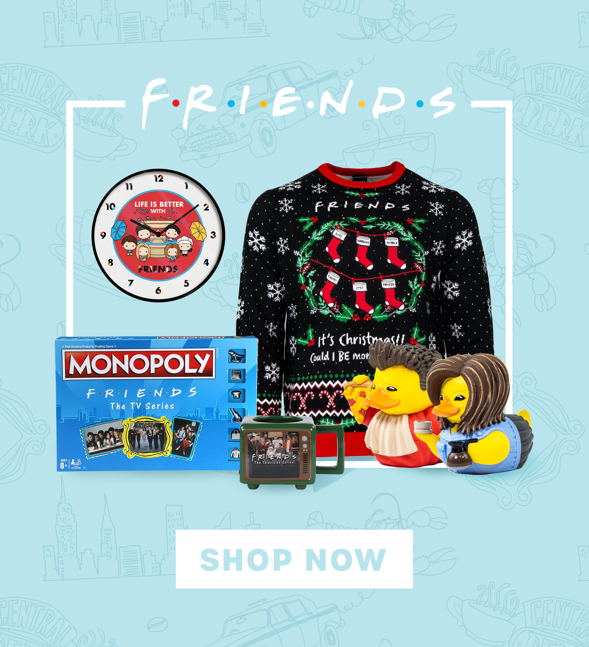 Geekstore Oh My God Friends Has Landed Milled