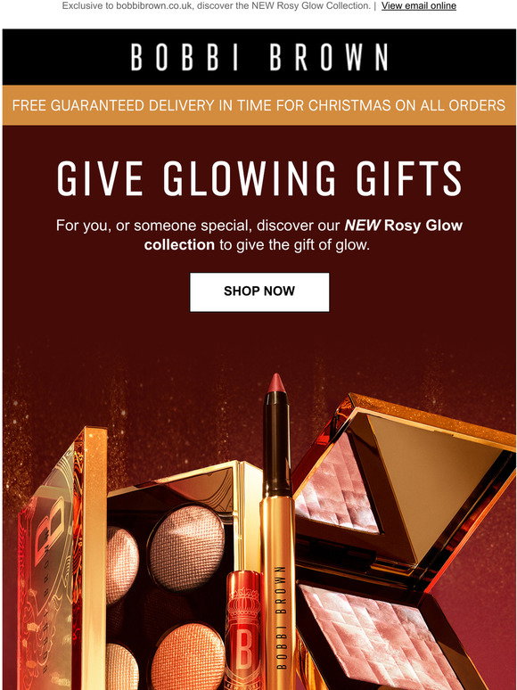 Bobbi Brown Uk New Glowing Gifts For The Festive Season Milled