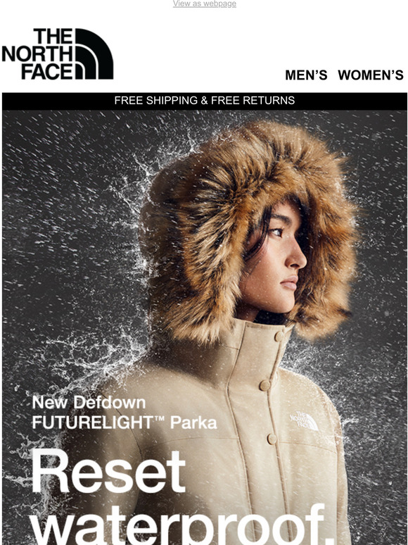 The north face men's clearance defdown parka