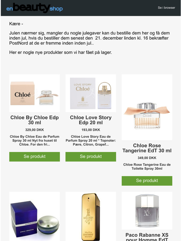 Chloe EdP spray, Ceramide Capsules Advanced med flere klar til levering 