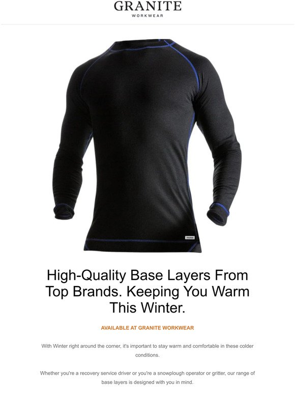 Work Base Layers To Keep You Warm Through Winter 🔥