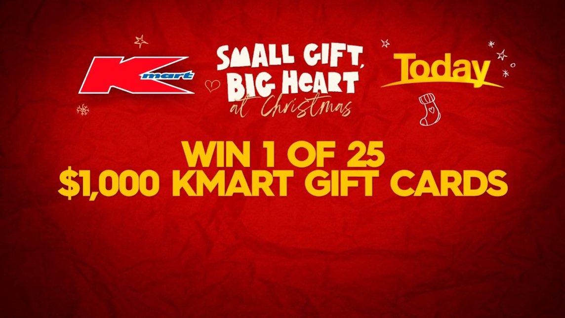 Kmart Australia Win a Kmart gift card for a community hero Milled