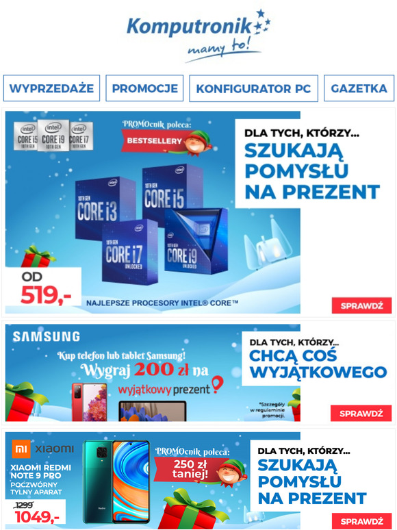 Prezenty idealne pod choinkę? Mamy to!
