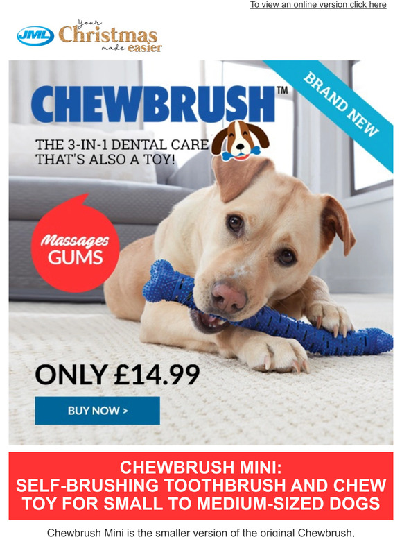 self brushing dog toothbrush