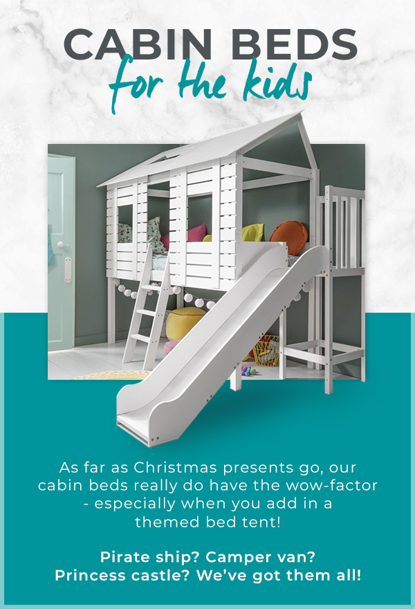 Beds Midsleeper Cabin Bed with Safari Overland 4x4 Tent and Tunnel