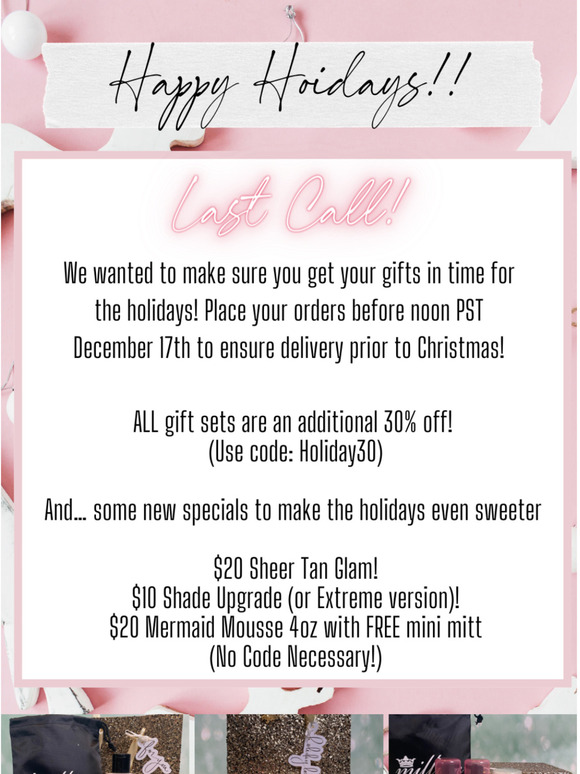 Last Chance To Get Your Holiday Gifts Before Christmas 🎁