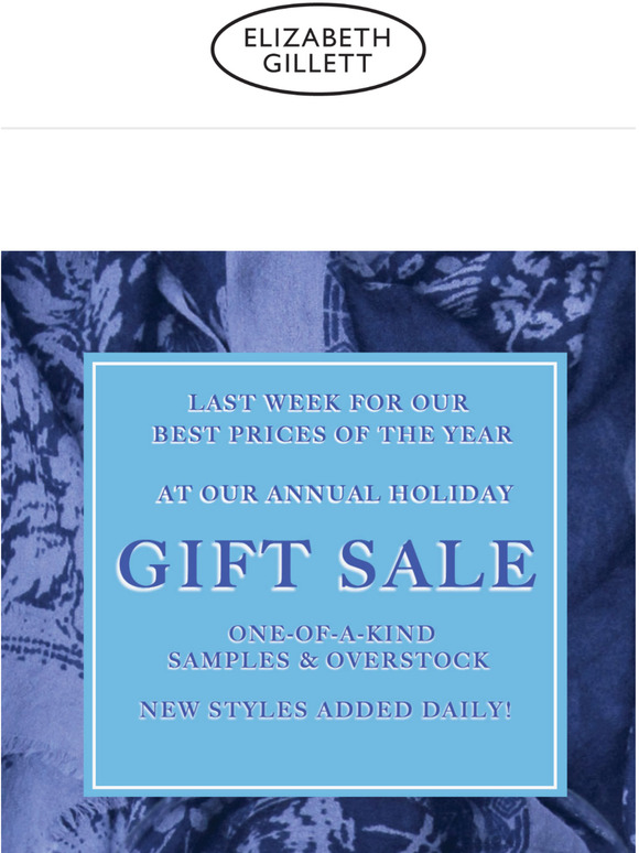 New Fine Wool & Cashmere Scarves Added - Final Days of our Gift Sale