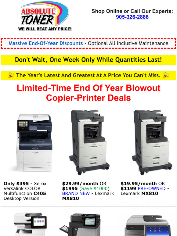 Absolute Toner We Have A Coupon For You Save On Your Printing Supplies This Winter Remineder Before It Ends Milled