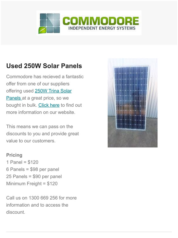 Bargain Buys For Used Solar Panels Are Back