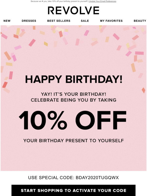 REVOLVE: Happy Birthday - | Milled REVOLVE: Happy Birthday - | Milled