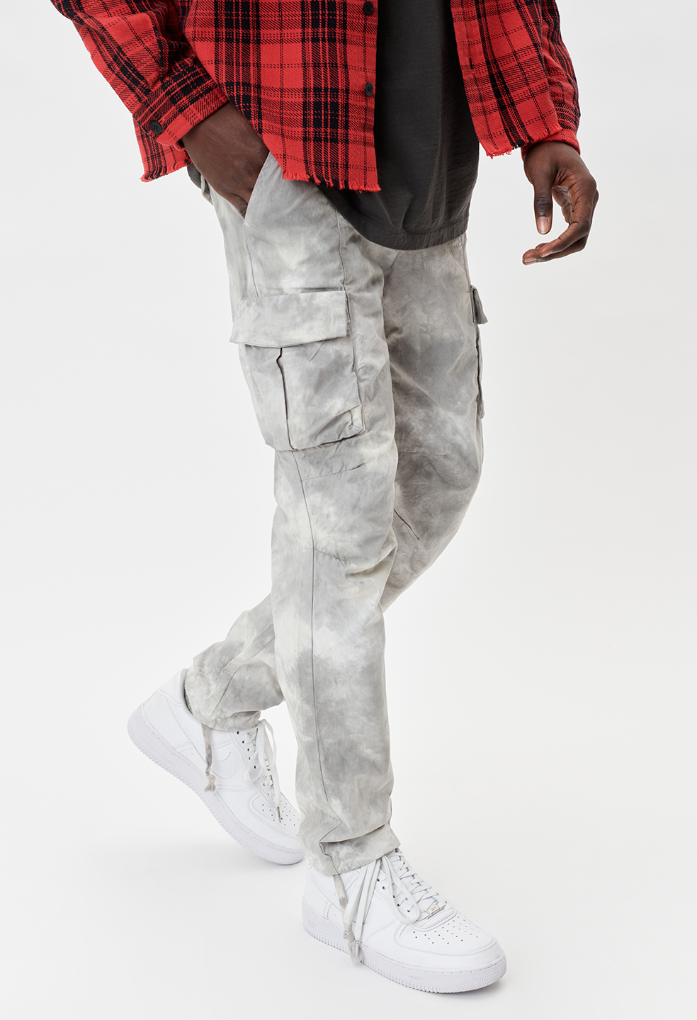 john elliott tie dye cargo pants