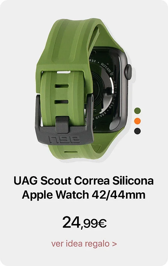 uag scout correa silicona watch