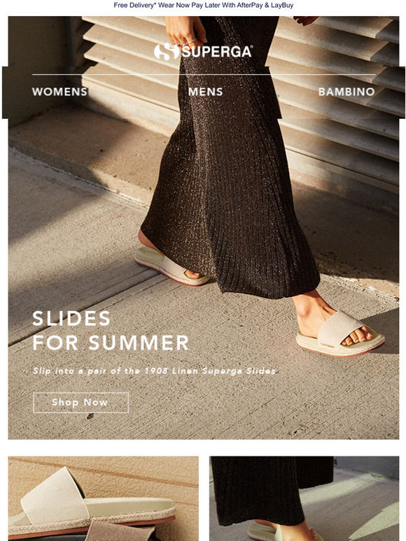 superga leopard slides