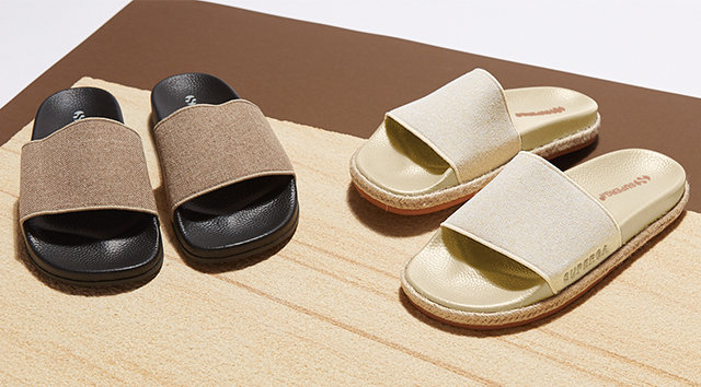 superga linen slides