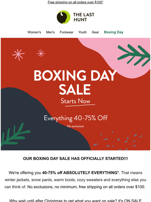 boxing day sales mens trainers