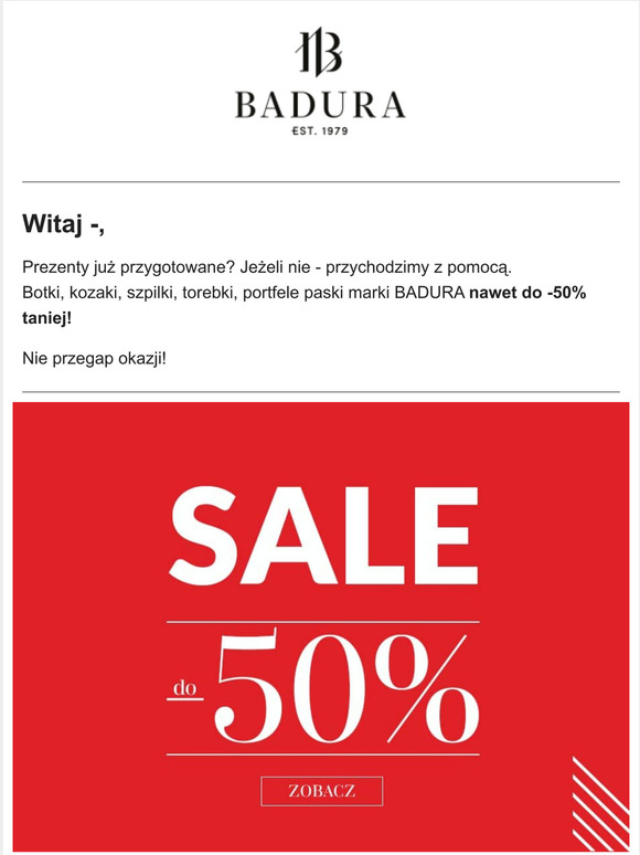 🎄 SALE do -50% 🎄