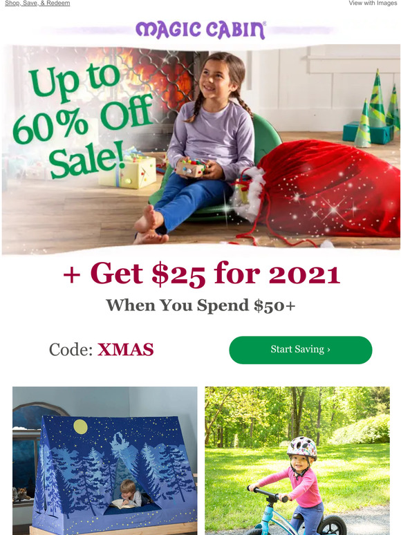 SALE: Up to 60% Off + $25 Reward!