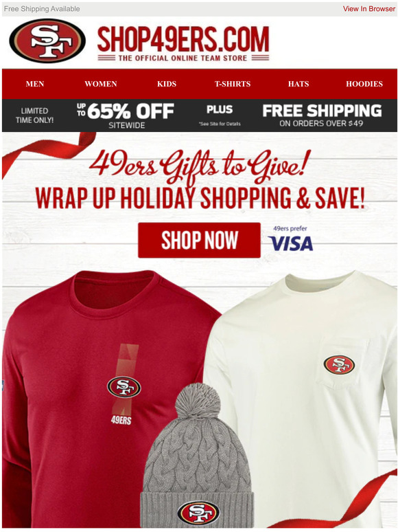 49ers cyber monday sale