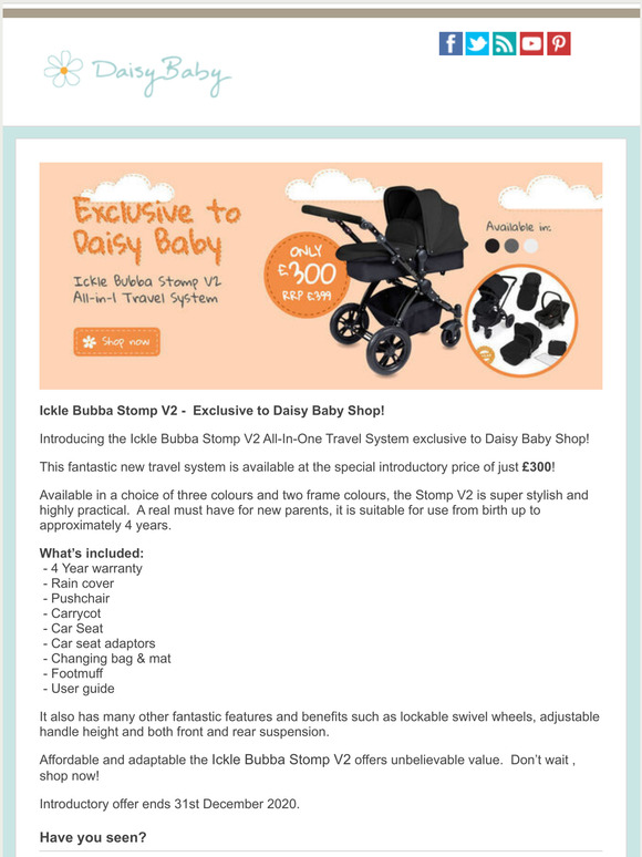 ickle bubba stomp v2 all in one travel system