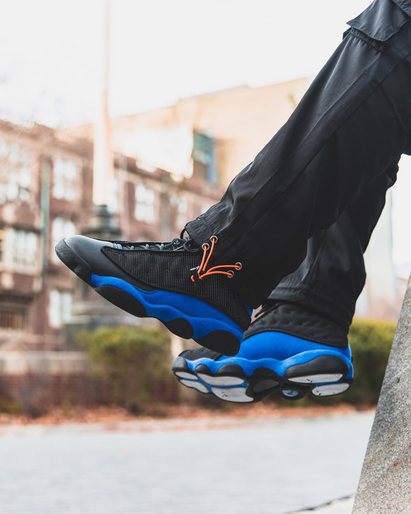 jordan 13 black royal outfit