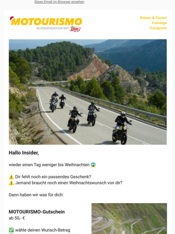 Das perfekte Geschenk für Motorradfahrer kommt hier...