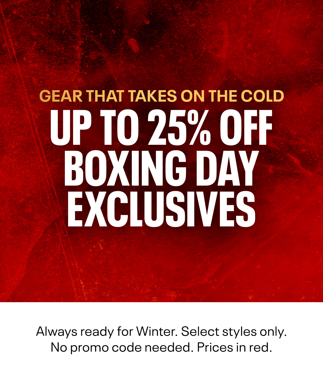 underarmour boxing day