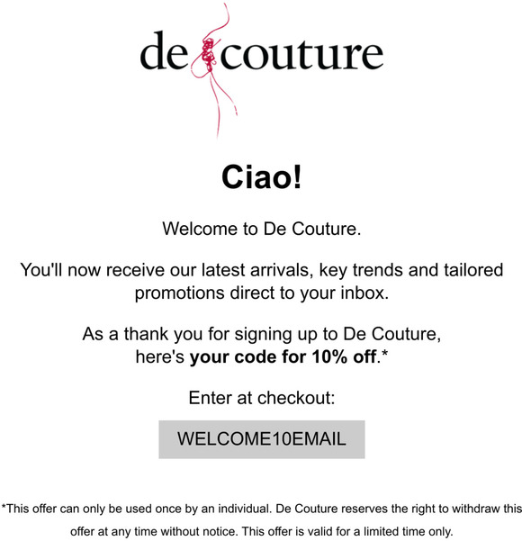Welcome to De Couture