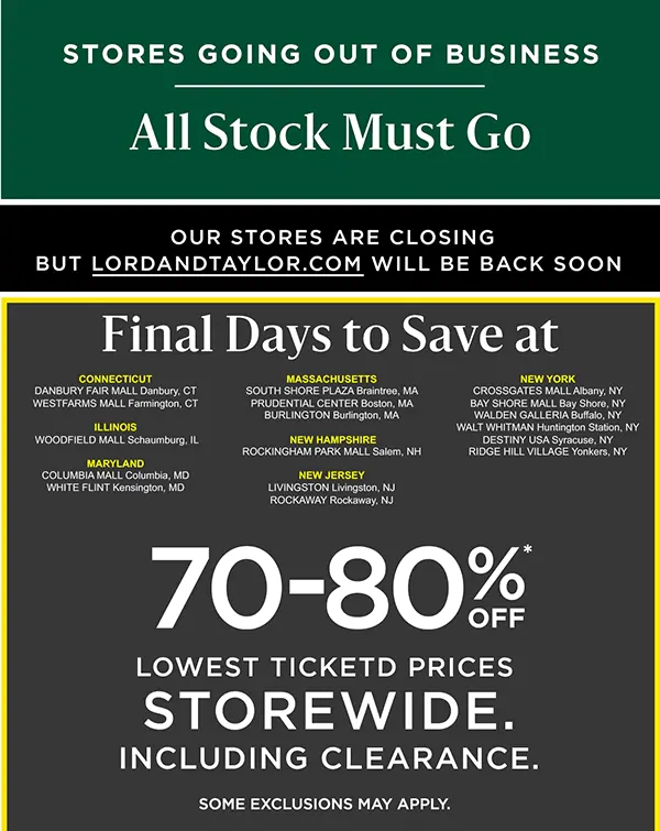 lord and taylor outlet nj