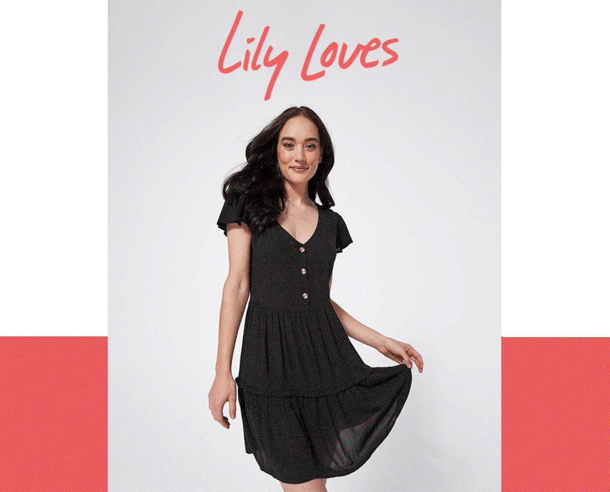Target Australia: Lily Loves Short Sleeve Tiered Mini Dress $30 | Milled