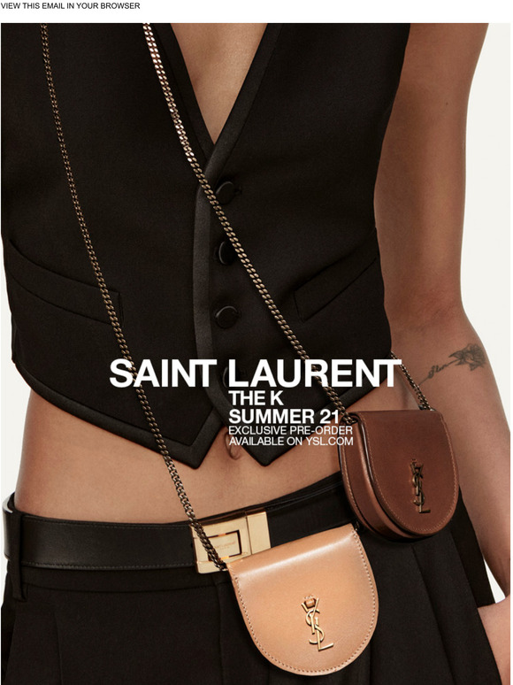 ysl belt ssense