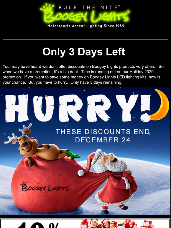 Only 3 Days Remaining