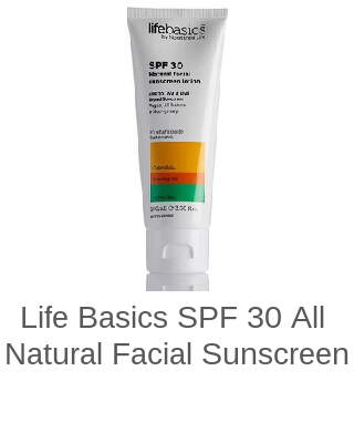 life basics spf 30 all natural facial sunscreen