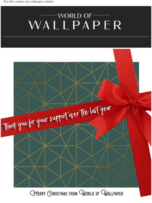 Merry Christmas from World of Wallpaper! 🎄🎁