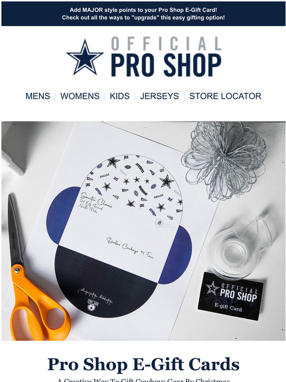 dallas cowboys gift card