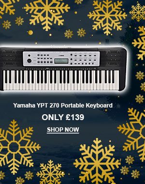 Yamaha YPT 270 Portable Keyboard. Only £139. Shop now.