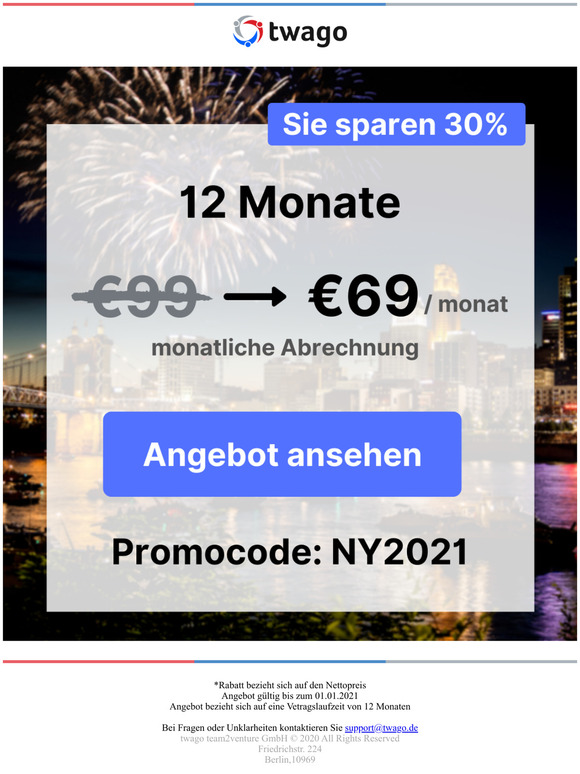 Herr -dieses Angebot endet mit 2020!