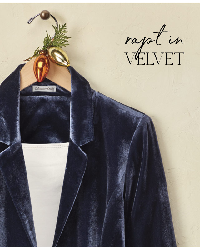 velvet boyfriend jacket