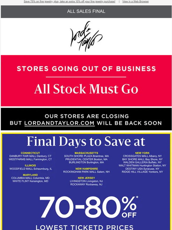 Lord &amp; Taylor Email Newsletters: Shop Sales, Discounts, and Coupon Codes