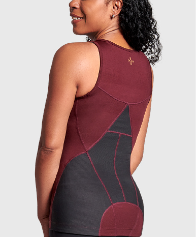 women's lower back support tank