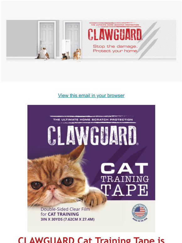 CLAWGUARD Cat Training Tape is here!