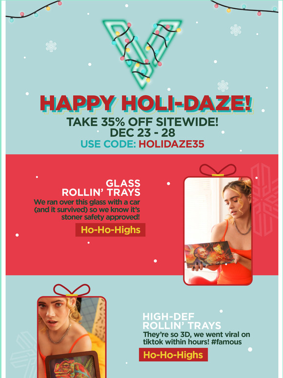 Dank the Halls with 35% Off! 🎁