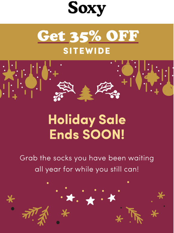 [35% OFF] Our Holiday Sale Is Almost Over! 🎄