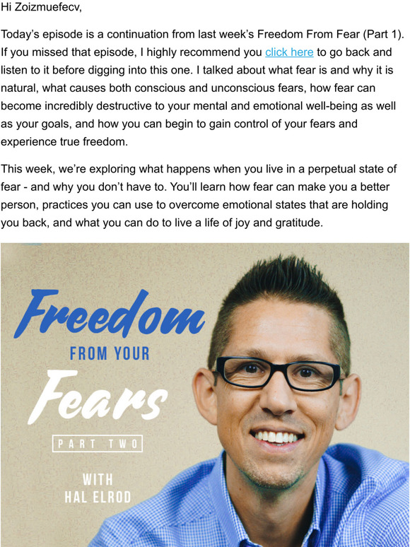 Freedom From Your Fears (Part 2)