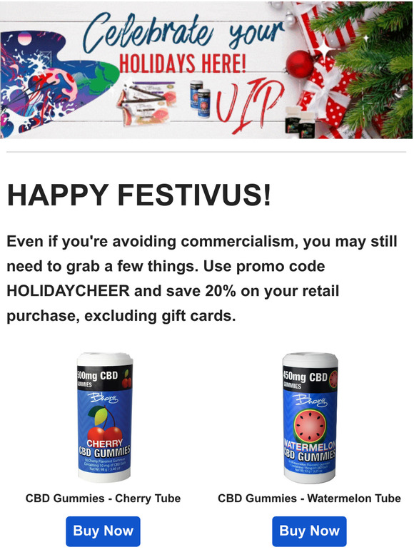 Celebrate here with Holiday Cheer